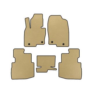 Tapis de sol EVA (2 Rangées, 7 Places, Beige)