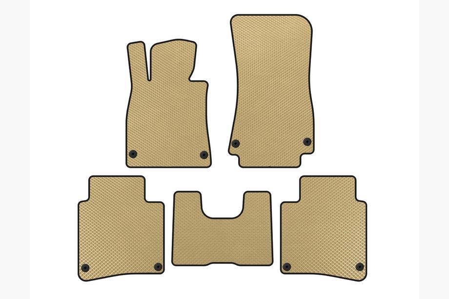 Mercedes S-class W222 2013-2022 Tapis de sol EVA (2017-2020, SD, Empattement Long, Beige) Image