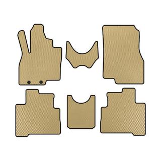 Tapis de sol EVA (2 Rangées, Beige) Mitsubishi Grandis 2003-2011
