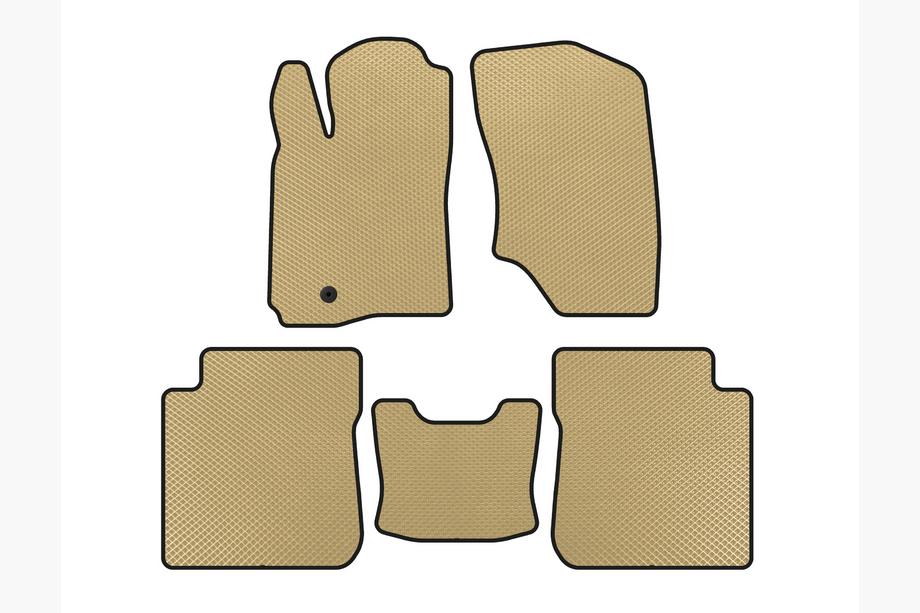 Mitsubishi Outlander 2001-2006 Tapis de sol EVA (Beige) Image
