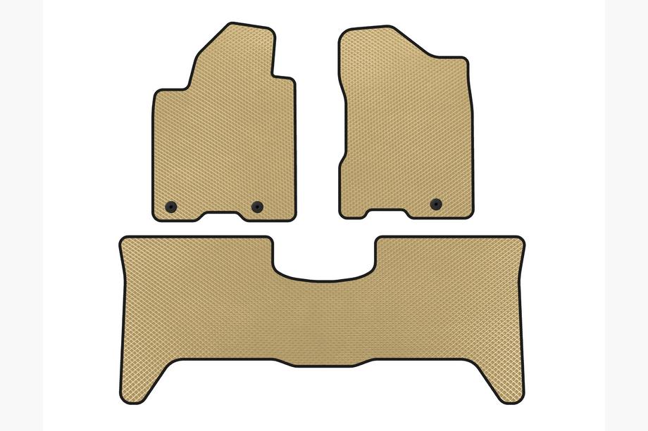 Nissan Armada 2003-2015 Tapis de sol EVA (2 Rangées, 2003-2008, Beige) Image