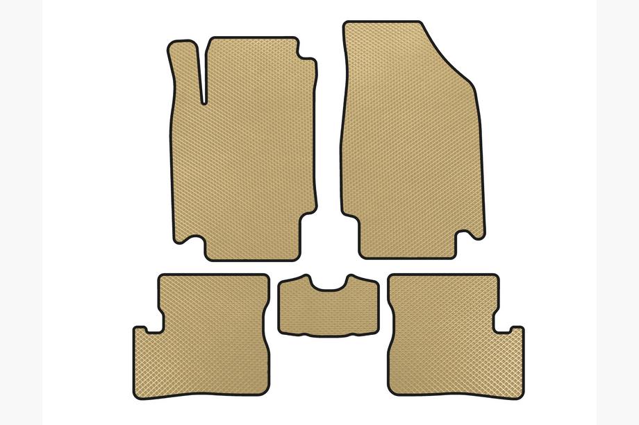 Nissan Micra K12 2003-2010 Tapis de sol EVA (HB, Beige) Image