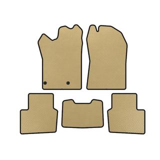 Tapis de sol EVA (Hybride, Beige) Nissan Qashqai 2021-