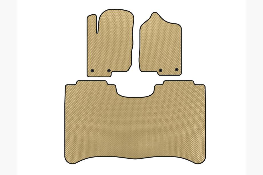 Nissan Titan 2004-2011 Tapis de sol EVA (Beige) Image
