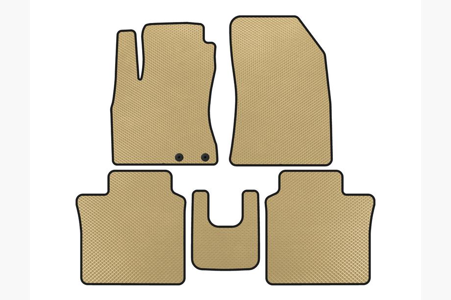 Nissan Note 2012-2020 Tapis de sol EVA (HB, Beige) Image