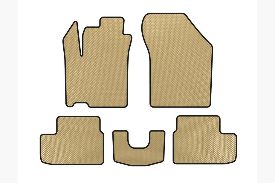 Opel Agila 2007-2015 Tapis de sol EVA (HB, Beige) Image