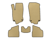 Opel Corsa C 2000-2006 Tapis de sol EVA (Beige) photo 1