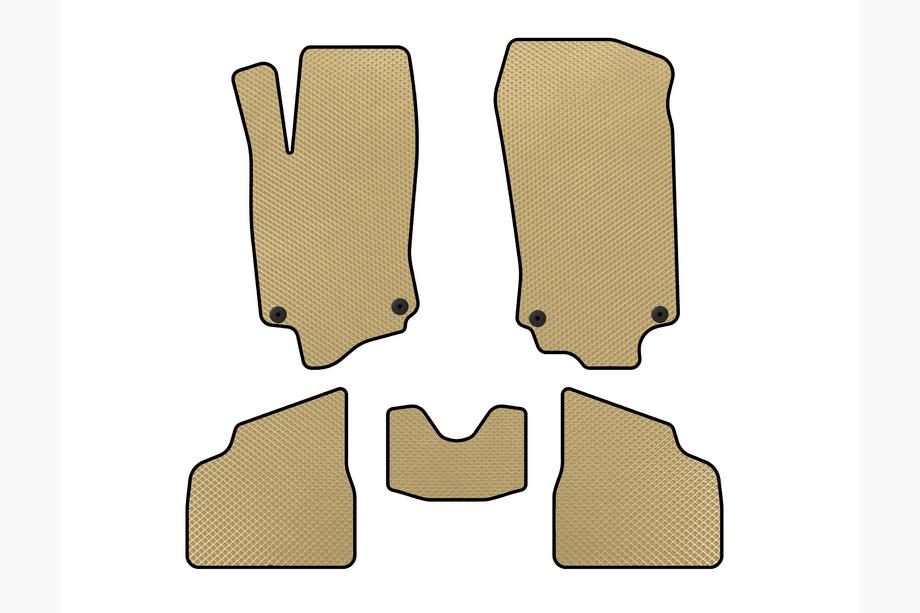Opel Corsa C 2000-2006 Tapis de sol EVA (Beige) Image