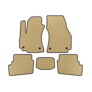 Tapis de sol EVA (2 Rangées, 2003-2005, 7 Places, Beige) Opel Zafira A 1998-2005