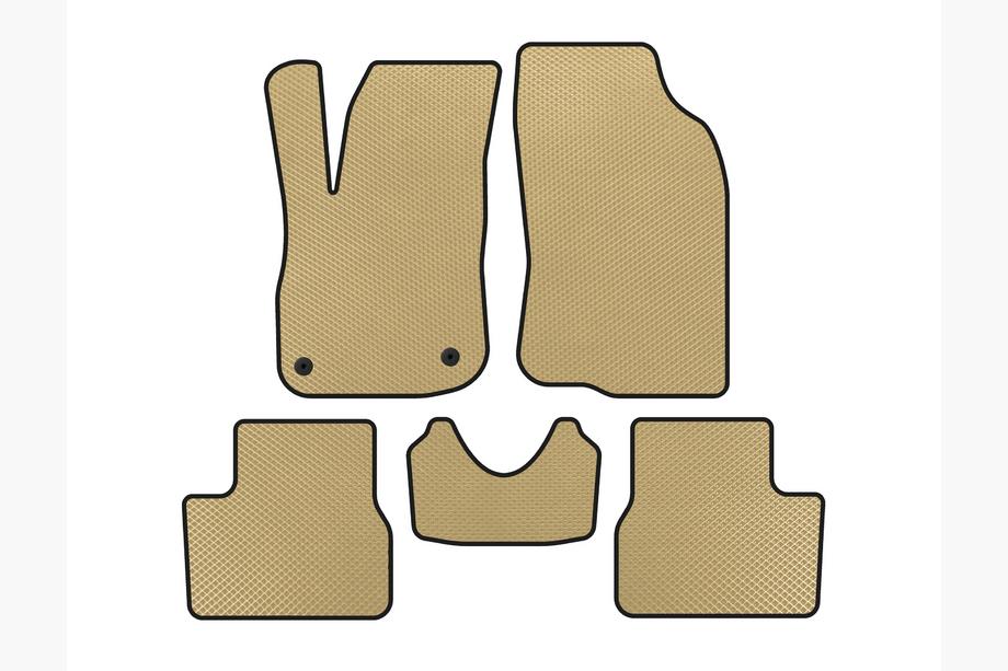 Peugeot 2008 2013-2019 Tapis de sol EVA (Beige) Image