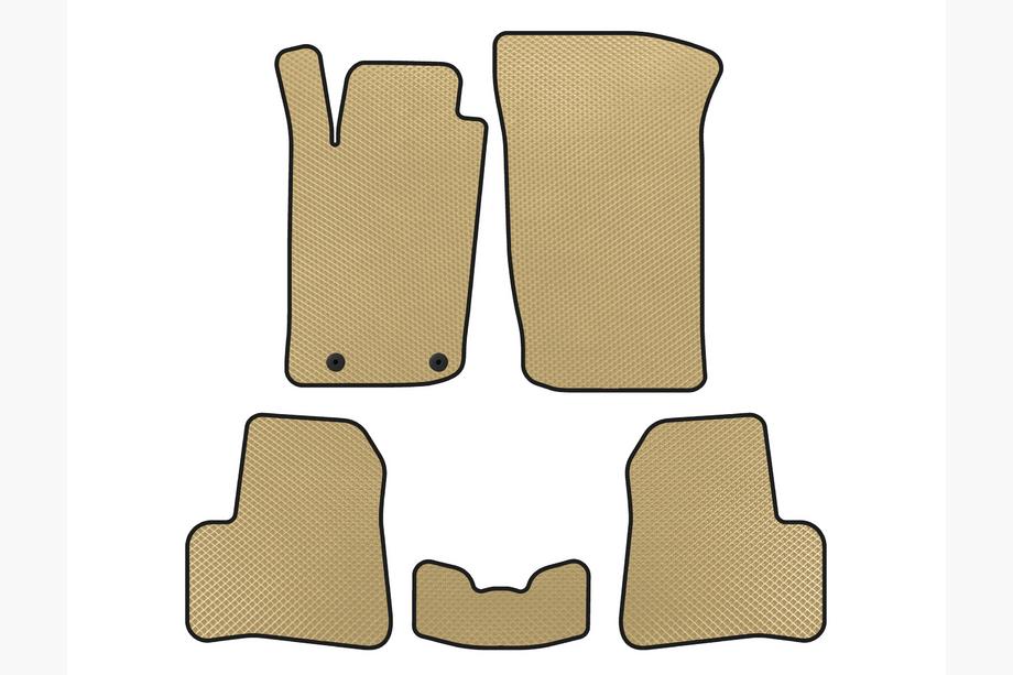 Peugeot 206 1998-2024 Tapis de sol EVA (1998-2009, Beige) Image