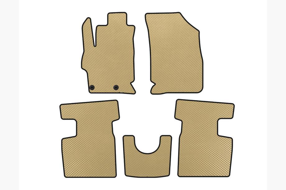Peugeot 301 2012- Tapis de sol EVA (2017+, SD, Beige) Image