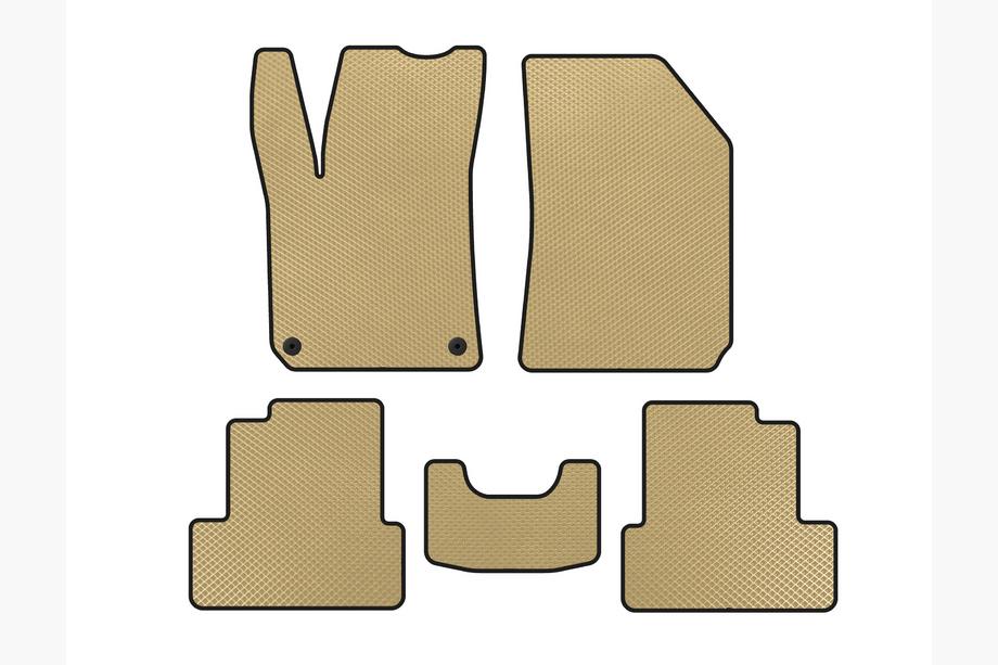 Peugeot 308 2014-2021 Tapis de sol EVA (Beige) Image