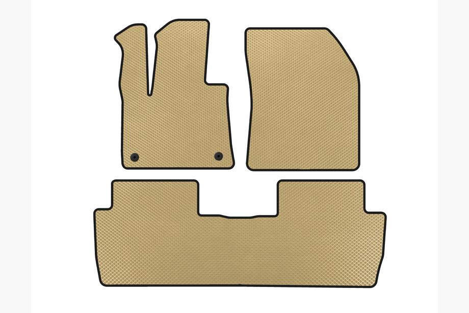 Peugeot 5008 2016-2023 Tapis de sol EVA (2016-2020, Beige) Image