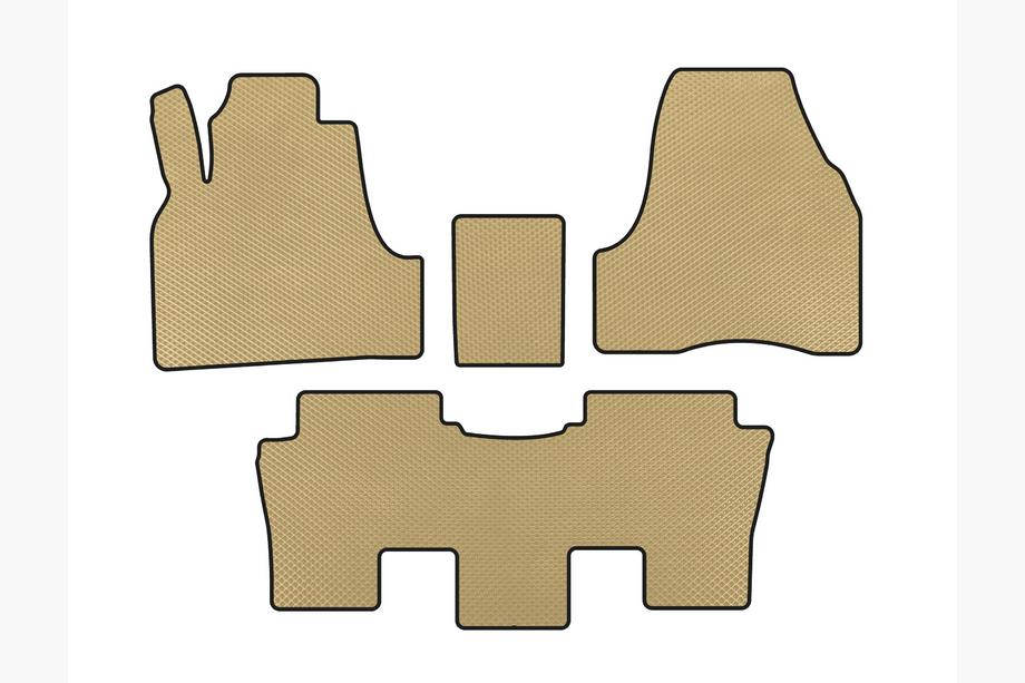 Peugeot 807 2002-2014 Tapis de sol EVA (Beige) Image