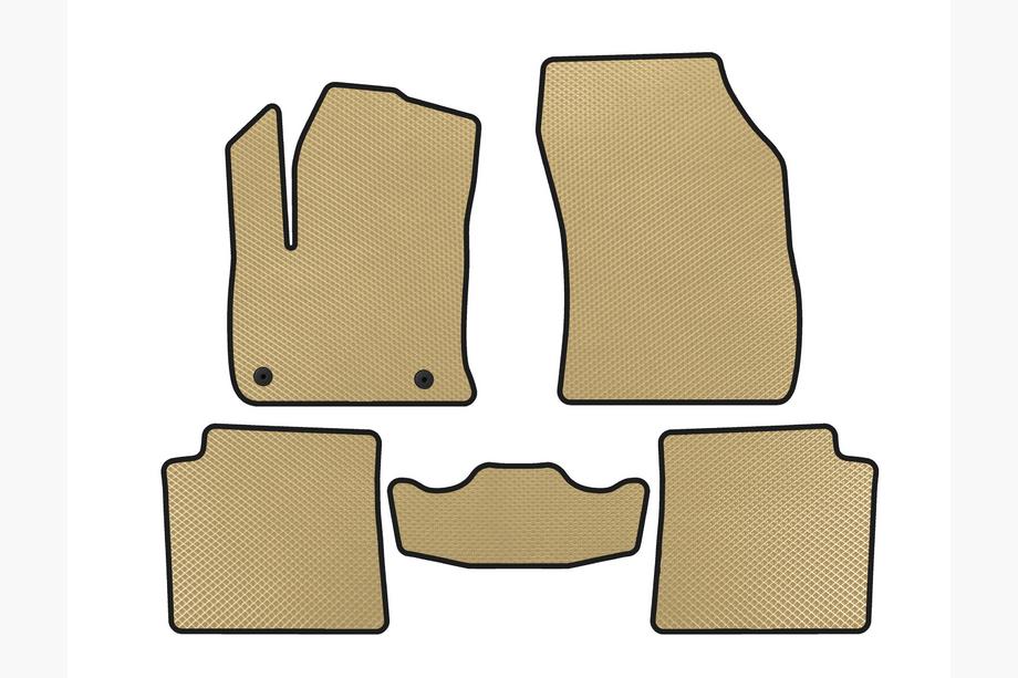 Peugeot 2008 2019- Tapis de sol EVA V1 (Électrique, Beige) Image