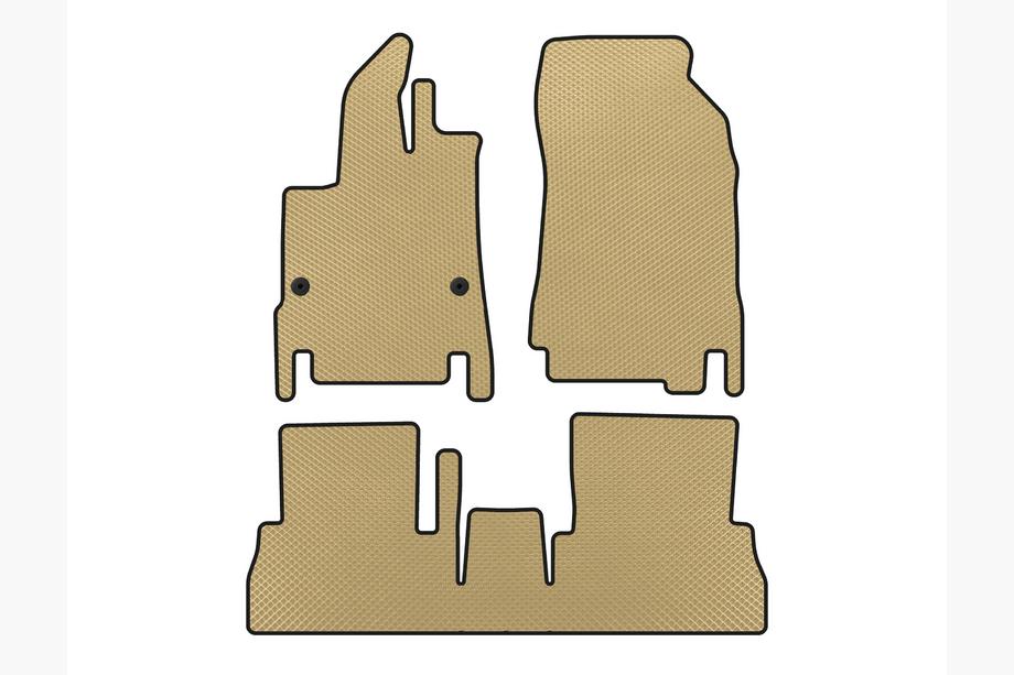 Peugeot Partner/Rifter 2019- Tapis de sol EVA (7 Places/Empattement Long, Beige) Image