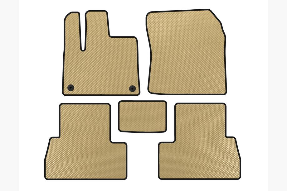 Peugeot Partner/Rifter 2019- Tapis de sol EVA (Empattement Long, Beige) Image