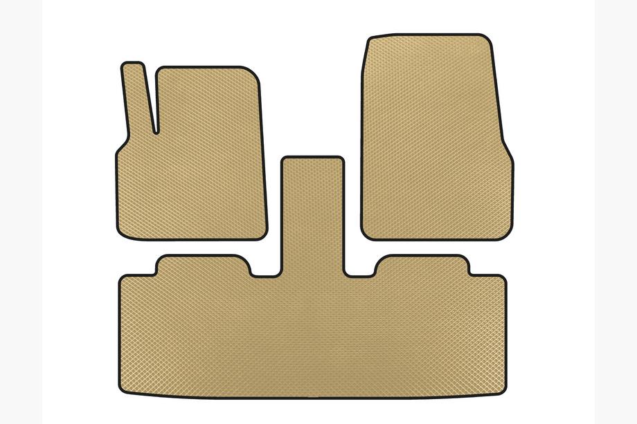 Renault Espace 2002-2014 Tapis de sol EVA (2 Rangées, 7 Places, Beige) Image