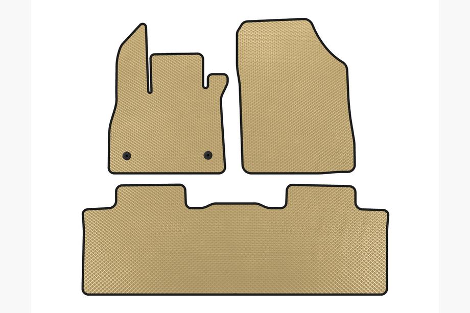 Renault Espace 2014- Tapis de sol EVA (5 places, Beige) Image