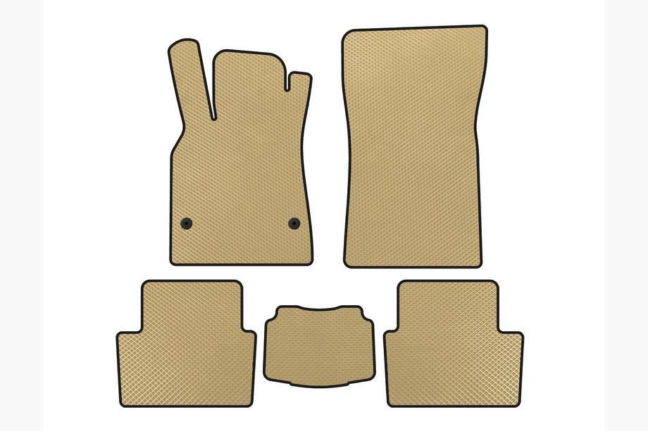 Renault Fluence 2009-2016 Tapis de sol EVA (SD, Beige) Image