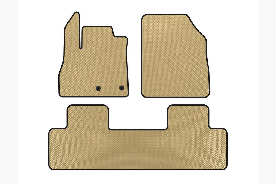 Renault Scenic/Grand 2016–2025 Tapis de sol EVA (5 places, Beige) Image