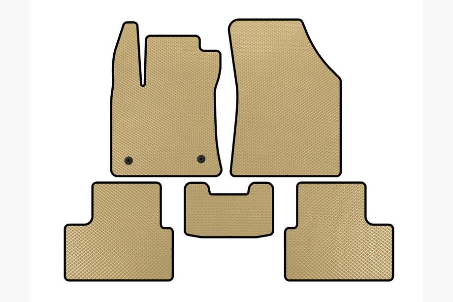 Renault Megane IV 2016-2025 Tapis de sol EVA (SD, Beige) Image
