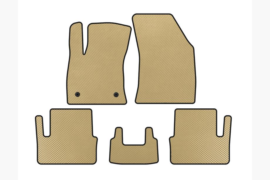 Renault Megane IV 2016-2025 Tapis de sol EVA (HB, Beige) Image