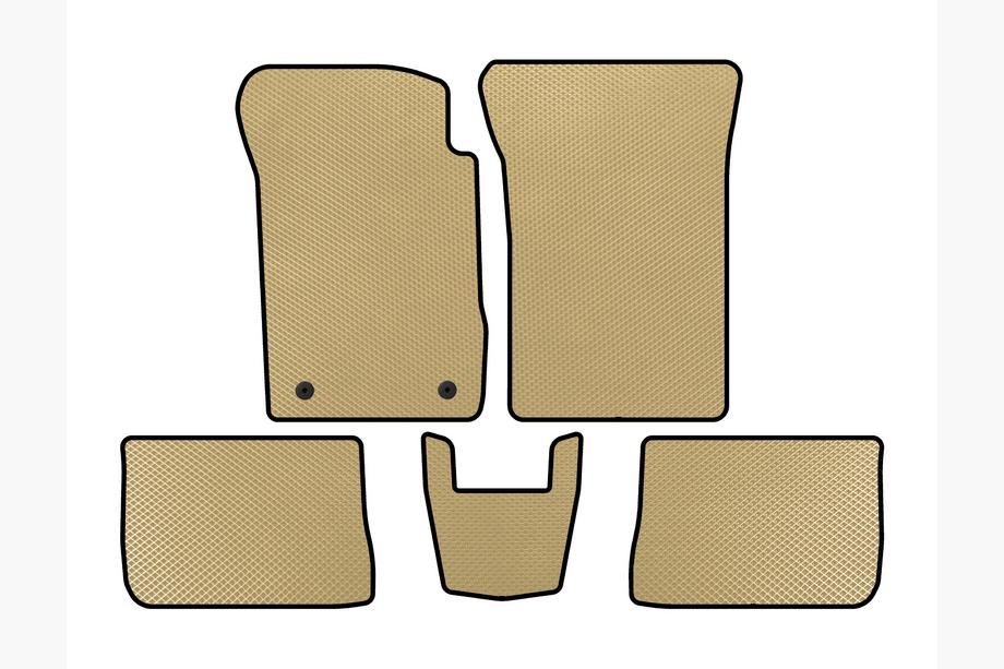 Renault Symbol 2008-2013 Tapis de sol EVA (SD, Beige) Image