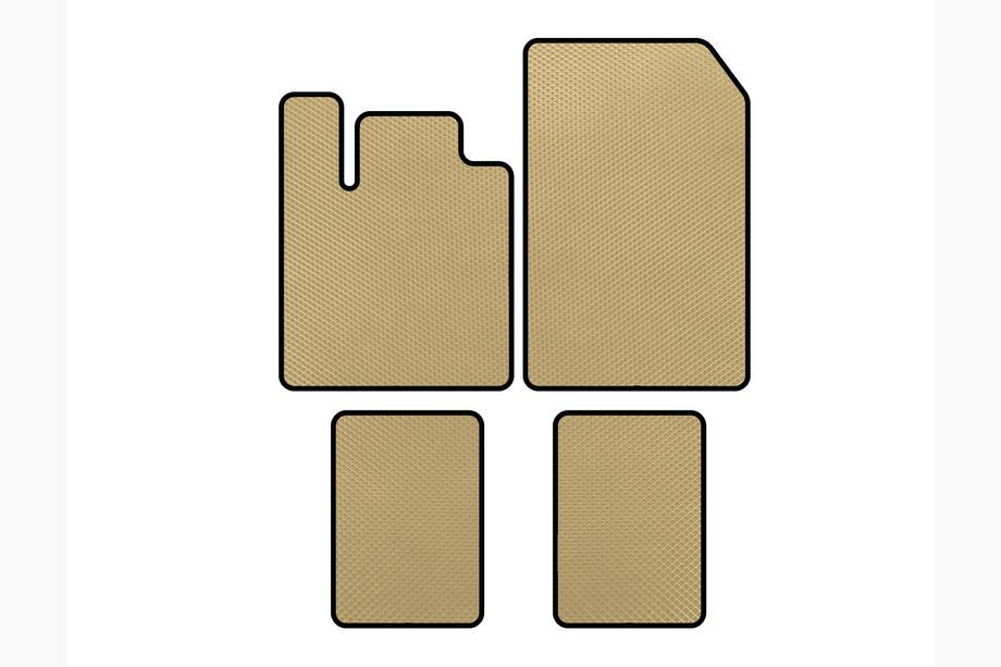 Renault Twingo 2007-2014 Tapis de sol EVA (Beige) Image