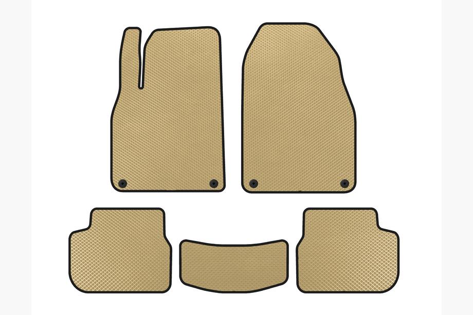 Saab 9-3 2002-2014 Tapis de sol EVA (Beige) Photo 1