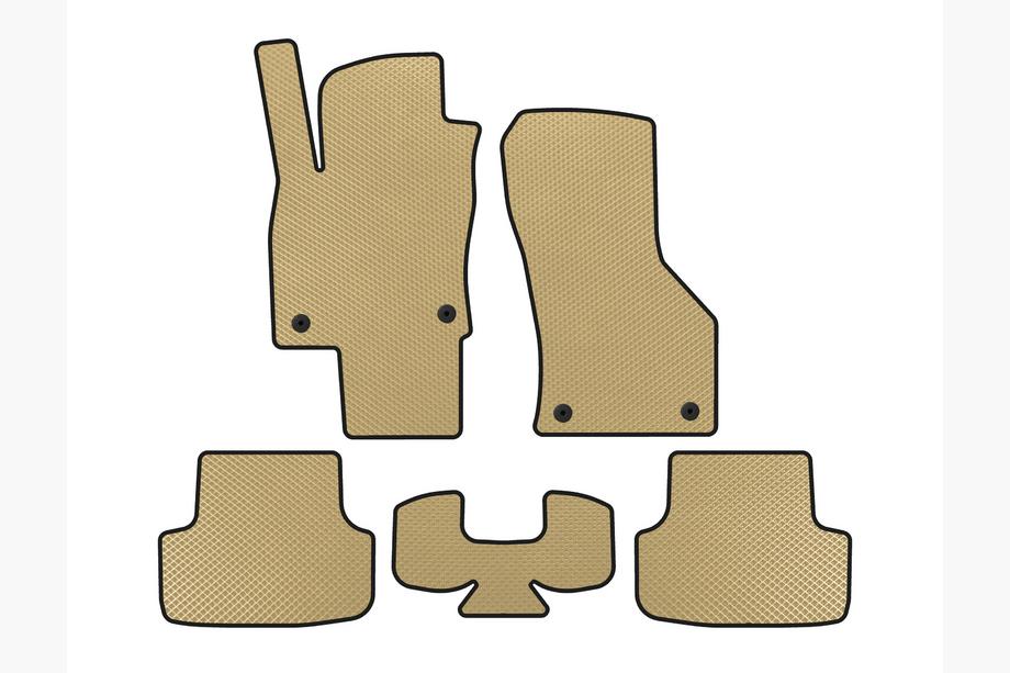 Seat Leon 2013-2020 Tapis de sol EVA (Beige) Image