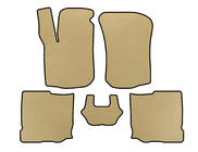 Seat Leon 1999-2005 Tapis de sol EVA (HB, 5 Portes, Beige) photo 1