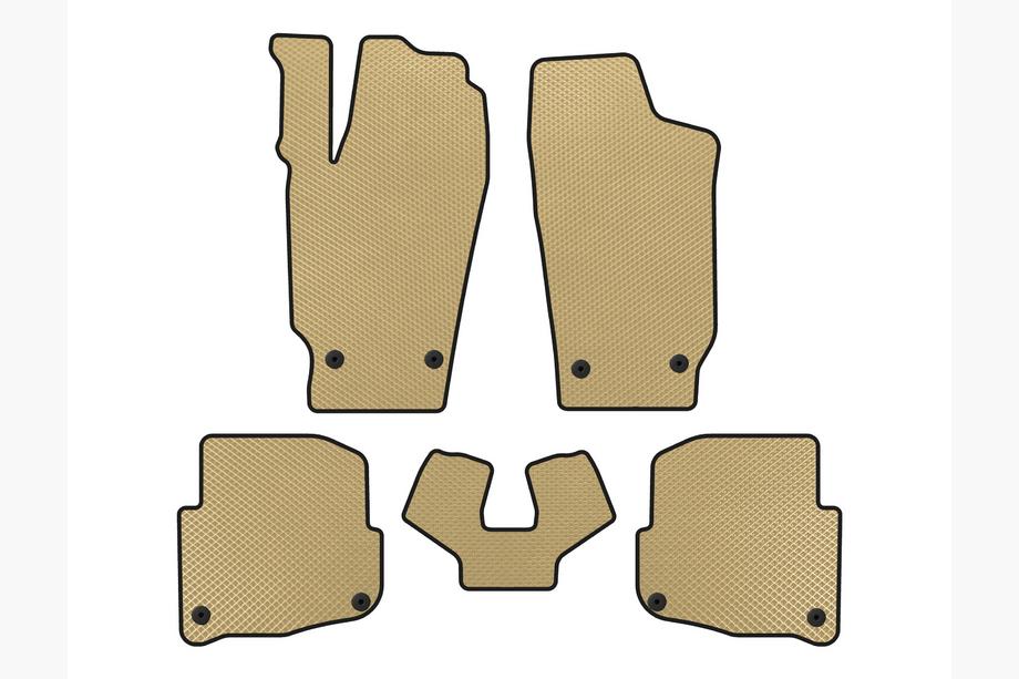 Skoda Fabia 2000-2007 Tapis de sol EVA (SD, Beige) Image