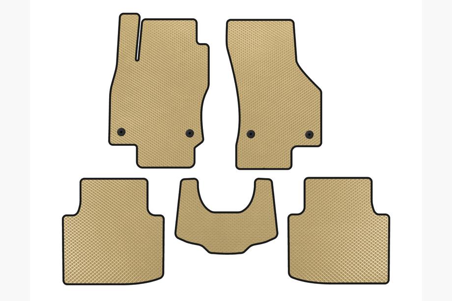 Skoda Superb 2015-2024 Tapis de sol EVA (avec Patte, Beige) Image