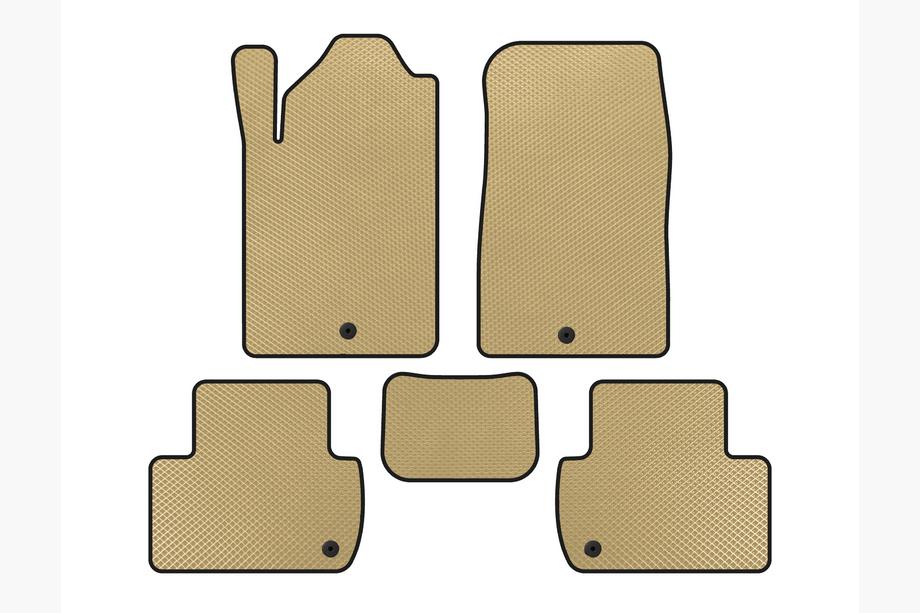 SsangYong Rexton I 2001-2017 Tapis de sol EVA (Beige) Image