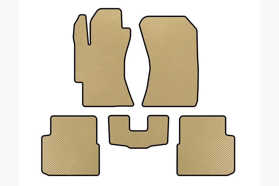Subaru Impreza 2007-2011 Tapis de sol EVA (HB, Beige) Image