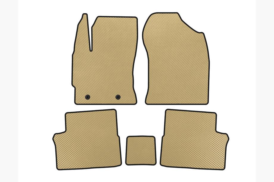 Toyota Auris 2012-2018 Tapis de sol EVA (Beige) Image