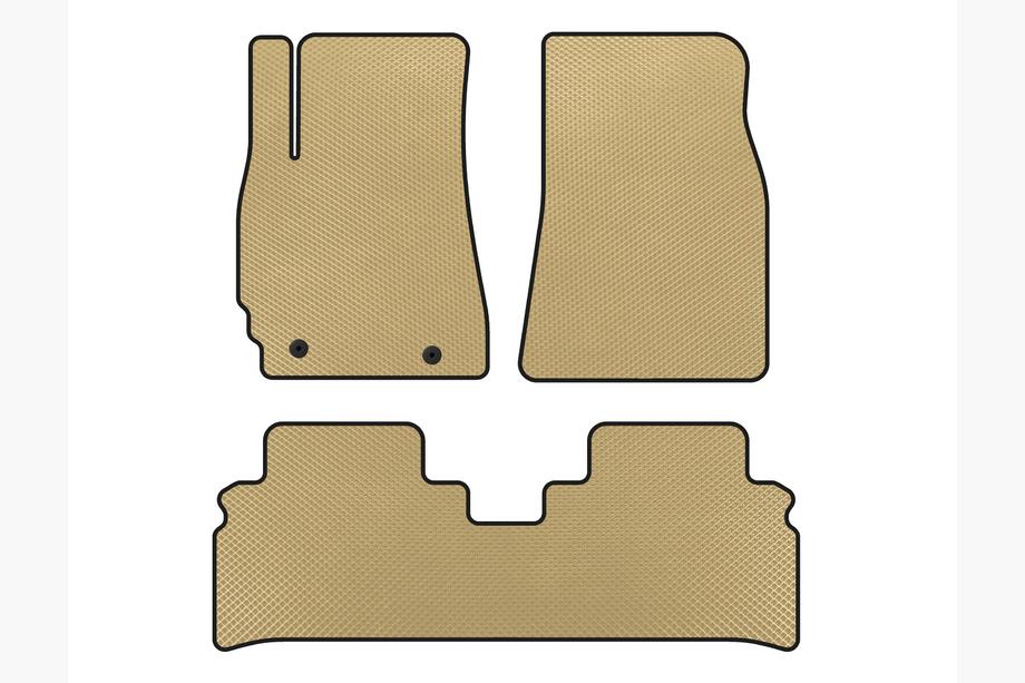 Toyota Highlander 2000-2008 Tapis de sol EVA (Beige) Image