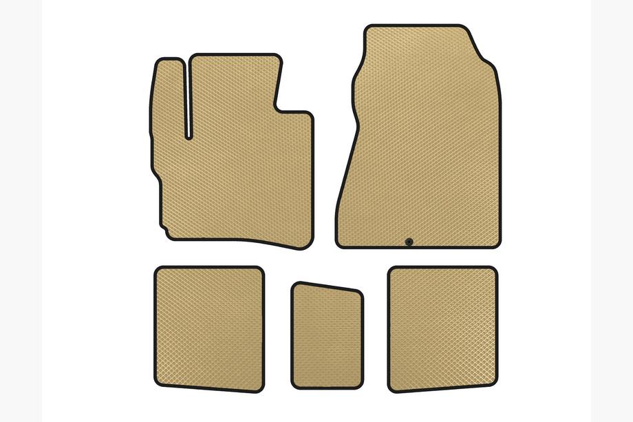 Toyota IQ 2008-2015 Tapis de sol EVA (HB, Beige) Image