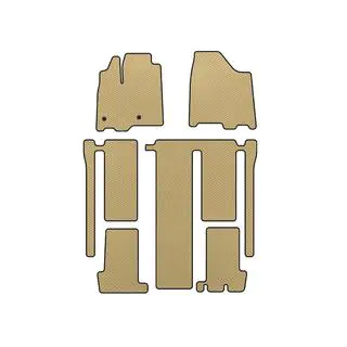 Tapis de sol EVA (3 Rangées, Beige)