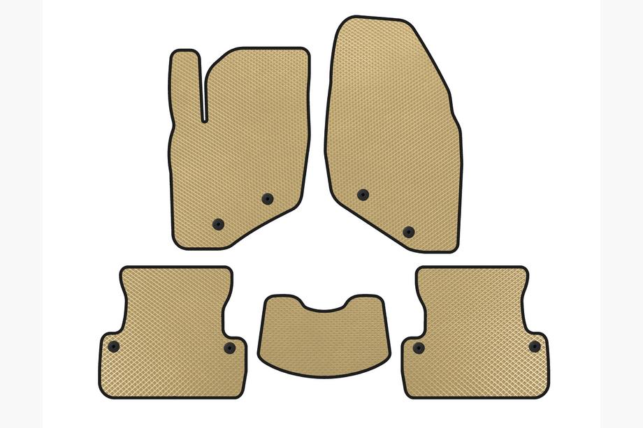 Volvo S60 2000-2009 Tapis de sol EVA (SD, Beige) Image