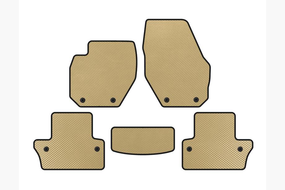 Volvo V60 2011-2018 Tapis de sol EVA (SW, Beige) Image