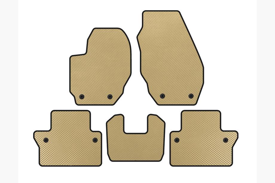 Volvo V70 2007-2013 Tapis de sol EVA (Beige) Image