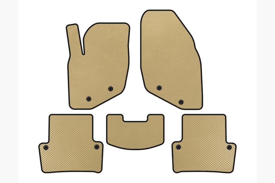 Volvo XC70 2000-2007 Tapis de sol EVA (Beige) Image
