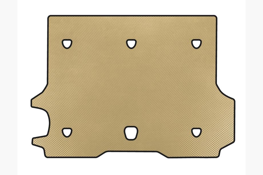 Chevrolet Trailblazer 2002-2012 Tapis de coffre EVA (Beige) Image