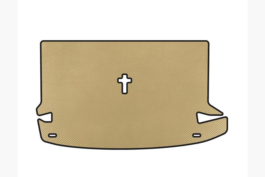 Dacia Lodgy 2012-2022 Tapis de coffre EVA (7 places, Beige) Image