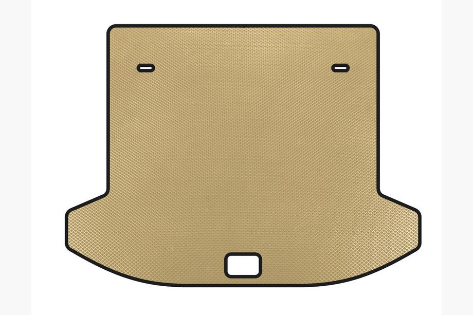 Jetour X70 2018- Tapis de coffre EVA (2 rangées, Beige) Image