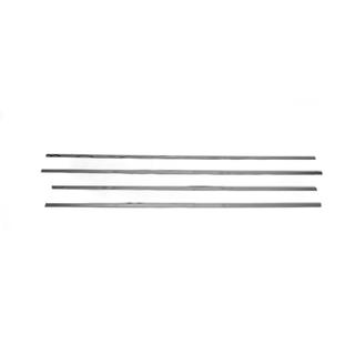Encadrement Exterieur de Vitres Acier Inoxydable (4 pcs) Toyota Corolla 2002-2007 photo 2