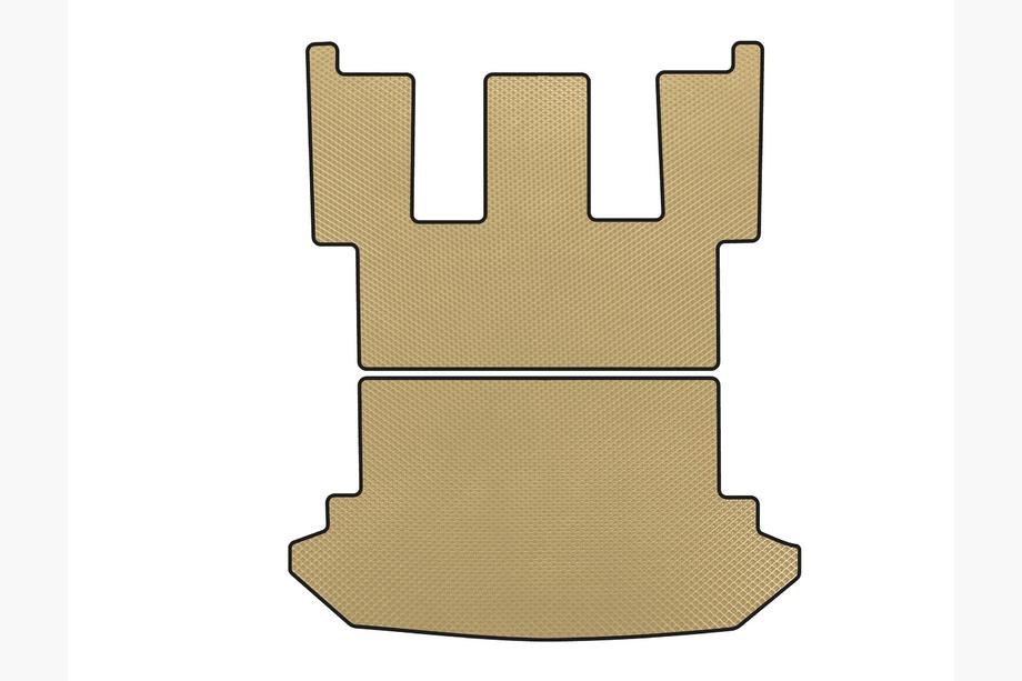 Peugeot 807 2002-2014 Tapis de coffre EVA (Beige) Image